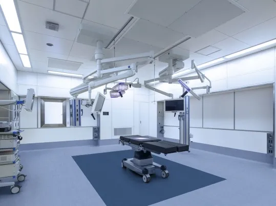 CONDUCTIVE FLOORING ON MODULAR OT
